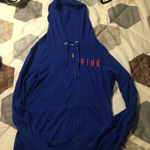 PINK Official Atlanta Braves Hooded Sweatshirt NWT